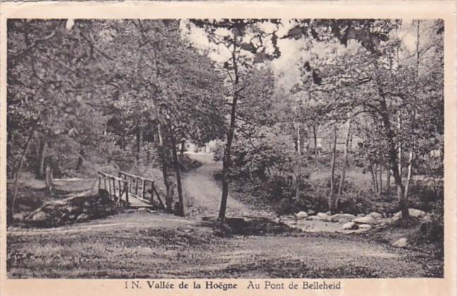 Belgium Vallee de la Hoegna Au pont de Belleheid