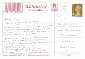 Postcard Scotland Dundee several sights and aspects