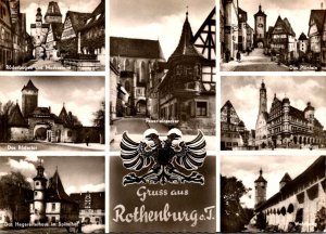 Germany Gruss Aus Rothenburg O D Tauber Multi View Photo