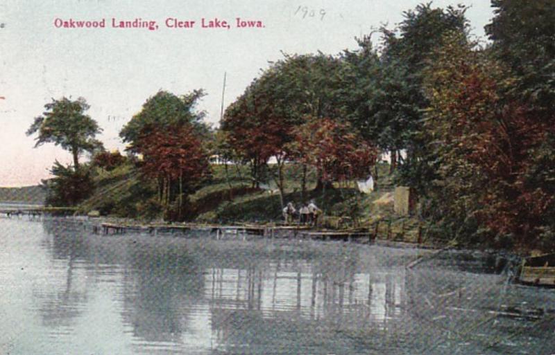Iowa Clear Lake Oakwood Landing 1909