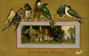 Greeting - New Year. (Winsch)