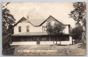 RPPC Websters Inn at Dead Lake MN Minnesota c1910 Real Photo Postcard U21