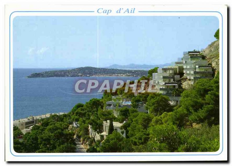 Postcard Modern French Riviera Cap d'Ail A M general view Peter and the botto...