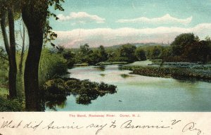 Vintage Postcard The Bend Rockaway Scenic View of The River Dover New Jersey NJ