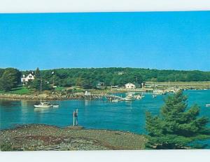 Pre-1980 HARBOR SCENE York Harbor Maine ME hp7514