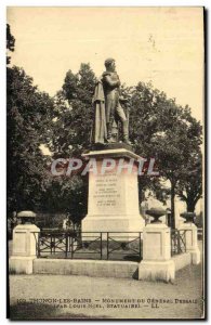 Old Postcard Thonon Les Bains Monument Du General of essays