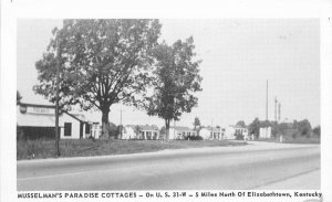 Elizabethtown Kentucky 1950s Musselman's Paradise Cottages National 9299