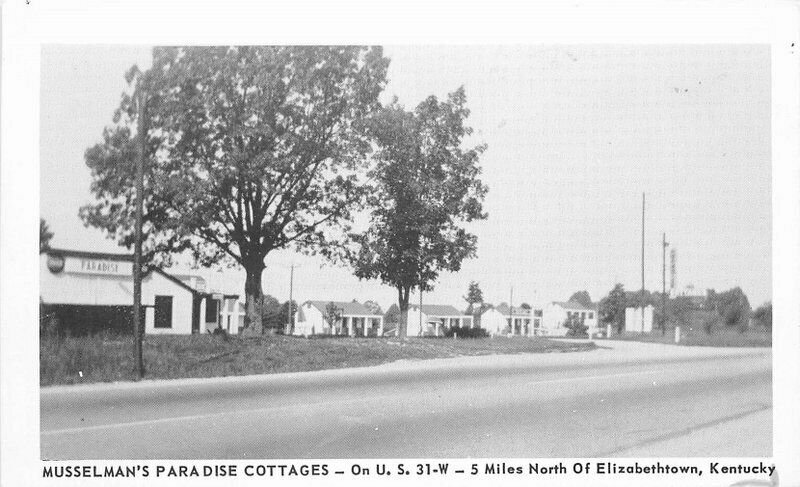 Elizabethtown Kentucky 1950s Musselman's Paradise Cottages National 9299