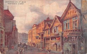 BR81149 chester as it was northgate street postcard painting   uk