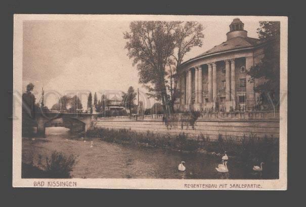 086694 GERMANY Bad Kissingen Regentenbau mit Saalep Vintage PC