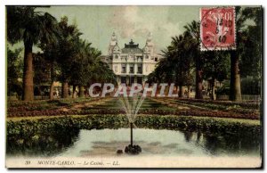 Monte Carlo Casino Old Postcard