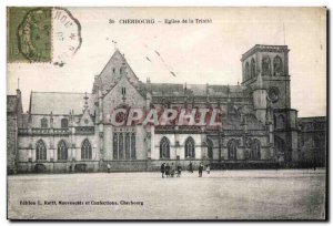 Old Postcard Cherbourg Church of the Trinity