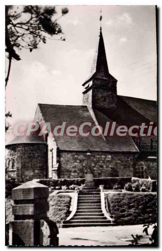 Postcard Old Sainte-Marguerite-sur-Mer Church