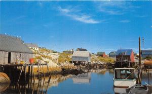 Halifax County Nova Scotia~Peggys Cove @ St Margarets Bay~Fishing Boat~Houses~Pc