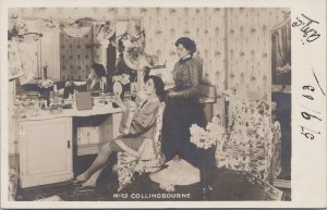 Miss Florence Collingbourne Actress Dancer Stewart & Woolf RPPC Postcard G96