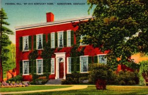 Kentucky Bardstown Federal Hill My Old Kentucky Home