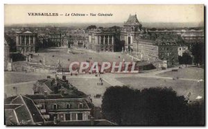 Old Postcard Versailles Chateau Vue Generale