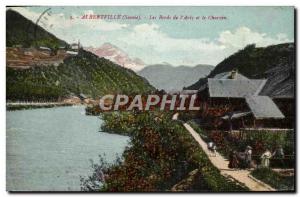 Old Postcard Albertville Les Bords de L & # 39Arly and Charvin