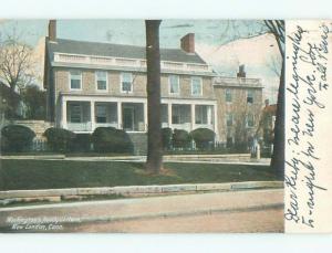 Pre-1907 PRESIDENT GEORGE WASHINGTON HEADQUARTERS New London CT Q1833