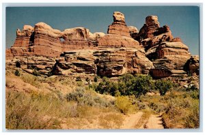 1964 Two Bob Arch, Canyonlands National Park Utah Vintage Unposted Postcard
