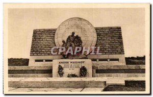 Old Postcard Verdun Monument high on the North Slope of Fort Souville