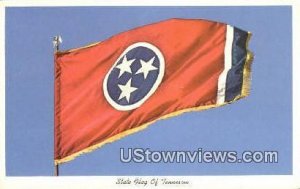 State Flag - Misc, Tennessee TN Postcard