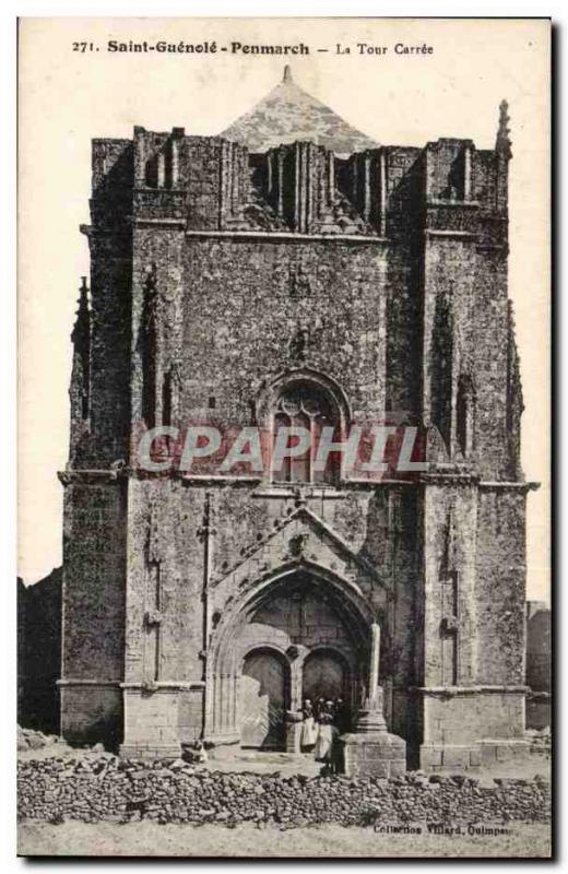 St. Guenote Penmarch - Caree Tower - Old Postcard