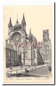 Laon Old Postcard Apse of the cathedral