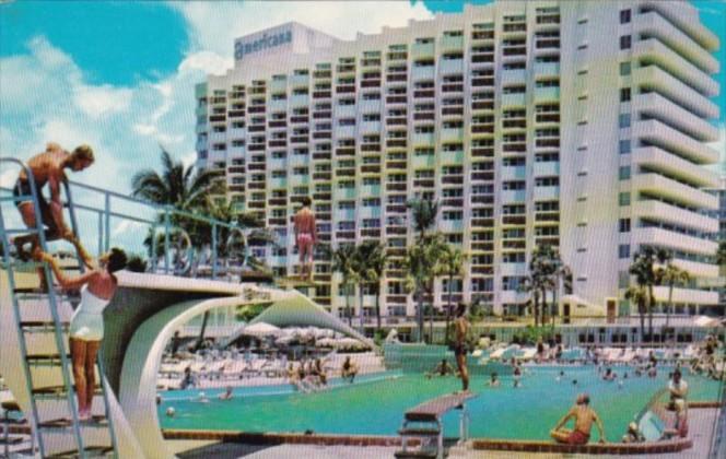 Florida Miami Beach The Americana Hotel Bal Harbour 1959