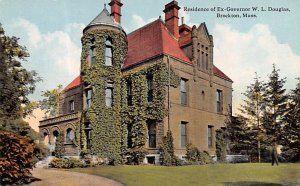 Residence of Ex Governor W. L. Douglas Brockton, Massachusetts MA  