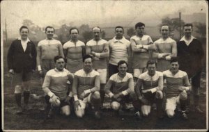 Young Men Cricket Team c1910 Vintage Real Photo Postcard