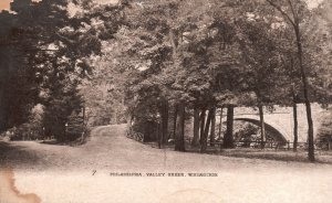 Vintage Postcard 1900's Valley Green Wassahickon Philadelphia Pennsylvania PA