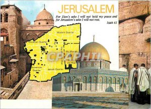 'Postcard Modern Jerusalem For Zion''s sake i will not hold my peace and for ...