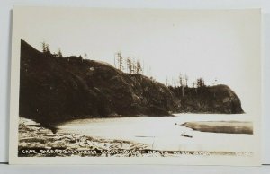 RPPC Cape Disappointment Lighthouse NORTH HEAD WASHINGTON Real Photo Postcard P9