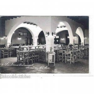 RPPC-Sanborns Restaurant-Monterey,Mexico