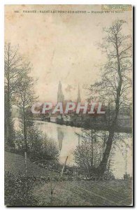 Old Postcard Vendee Saint Laurent sur Sevre landscape on the Sevre