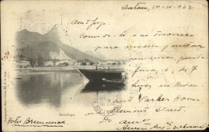 Rio De Janeiro Botafogo 1902 Used Postcard