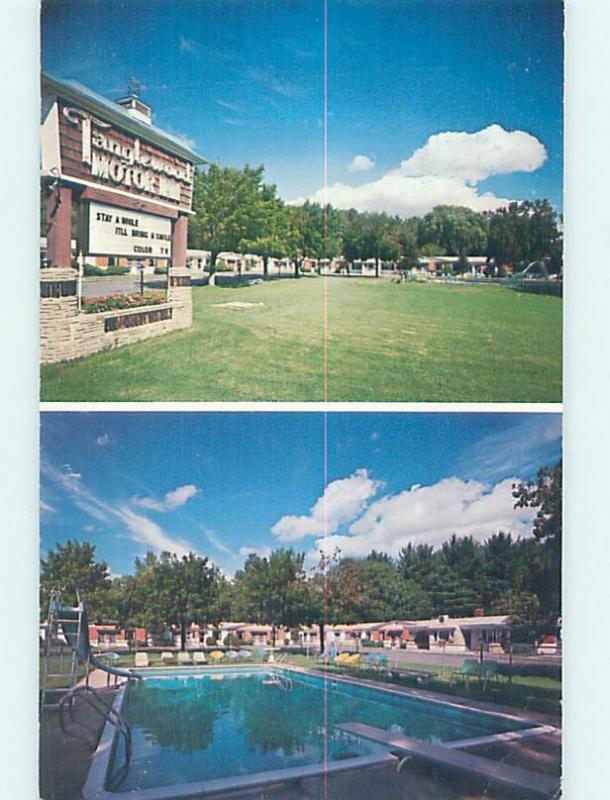 Unused Pre-1980 MOTEL SCENE Lenox - Near Pittsfield Massachusetts MA G7349