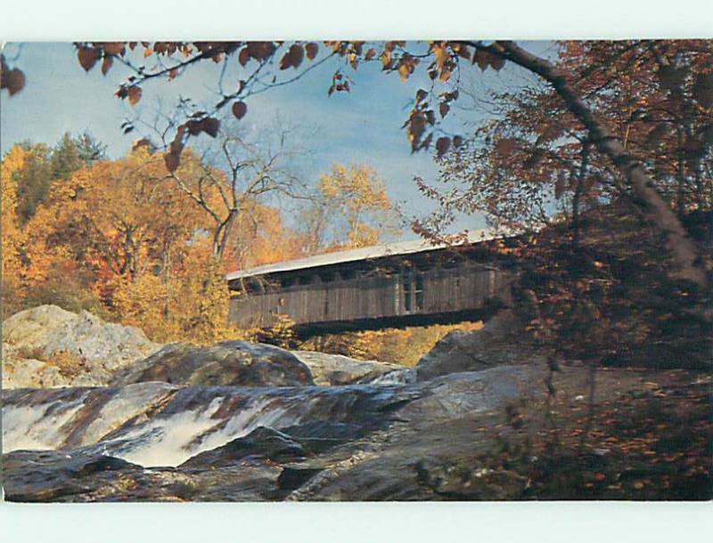 Unused Pre-1980 COVERED BRIDGE Bath New Hampshire NH t8174