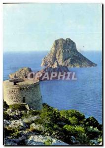 Spain Spain Espana Postcard Old Ibiza Baleares Torre del Pirata y Vedra