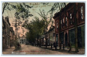 1906 Queen Street Bridgetown Nova Scotia Canada Antique Posted Postcard