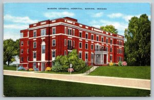 Marion General Hospital    Indiana  Postcard  1947