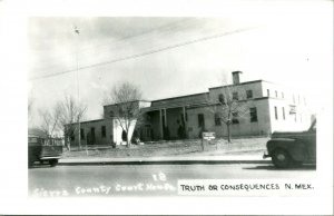 RPPC Sierra County Courthouse Truth Or Consequesnces NM 1950 (corrected) P10