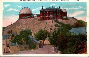 California San Jose Mt Hamilton and Lick Observatory 1931