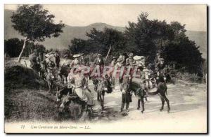 Old Postcard A caravan Auvergne Mont Dore Donkey Donkey TOP