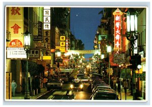 Vintage Chinatown, San Francisco, California. Postcard 7XE