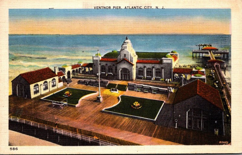 New Jersey Atlantic City Ventnor Pier 1937