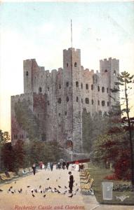 ROCHESTER KENT UK CASTLE & GARDENS~HARTMAN PUBLISHED POSTCARD 1906 PSMK