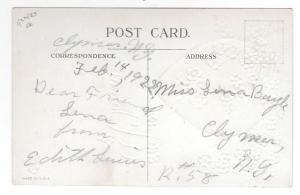 Valentine Heart and Envelope Add-On Vintage Poem Postcard