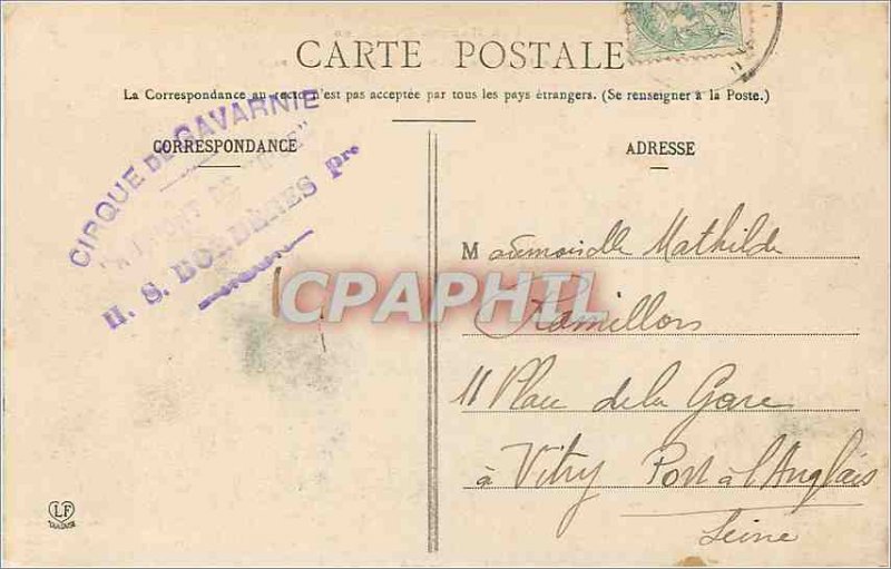 Old Postcard Gavarnie circus (Overview)